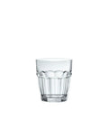 Rock Bar Glasses Set Of 6 7.25 Oz Stackable Juice Glasses For Cocktails Desserts And Soft Drinks, tempered glass, space-saving
