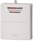Front view of Heating Only Mechanical Thermostat With Easy Dial Control Non Programmable Mercury Free Sensor No Frills Budget Friendly Replacement For Home Furnaces And Baseboard Heaters Simple Install