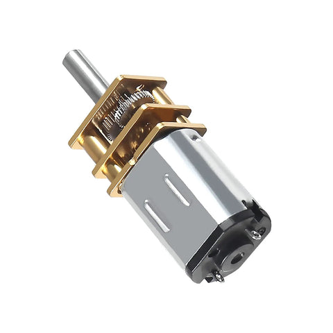 3 Pack 6V 500RPM N20 High Torque Speed Reduction Motors With 3mm Shaft And Metal Gearbox, compact metal gearbox for DIY toys and robotics