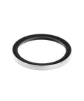 Close-up of a hydraulic seal from Cylinder Seal Kit 6 Piece Heavy Duty Hydraulic Replacement Set For Box Scrapers Mowers Blades And Tractors Fits One And One Eighth Inch Rods And Three Inch Barrel Bore Professional Grade Kit For Easy Install And Reliable Performance.