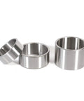 Heavy Duty Chrome Steel Sleeve Bearings 2 Pack 80 Mm Inner 91.5 Mm Out Standing 22 Mm Tall angle view showcasing precision machined design