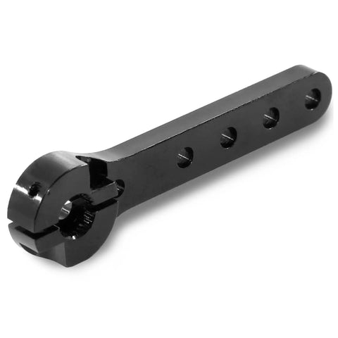 Two Pack Metal 25T Servo Horn 56mm 25 Teeth Extension Servo Arm for RC Planes, Helicopters, Cars, Aluminum CNC Machined, Black
