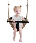 2-In-1 Toddler Swing Seat With Adjustable Ropes For Kids Heavy Duty Rope Play Outdoor Indoor Backyard Use Secure Durable