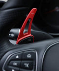 Two Piece Aluminum Alloy Shift Paddle Extensions For Audi A3 A4L 2013 2016 And A5 2012 2016 Bright Red Interior Accent Upgrade