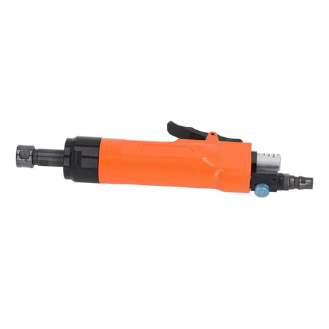 Tough As Nails Straight Air Die Grinder Featuring 6 Mm Collet 3000 RPM Spin Lightweight Aluminum Pneumatic Tool on white background.