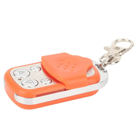 Portable Driveway Gate Opener Remote For Sliding Gates And Chicken Coop Doors HCS301 Rolling Code 433.92MHz Orange Key Fob