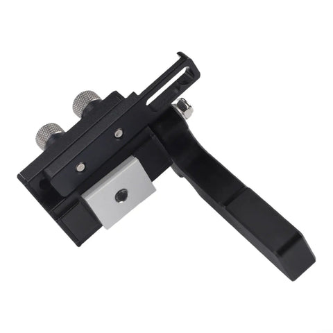 Miter Track Stop For Router Table, Heavy Duty Aluminum T Slot Limiter With 19mm Slot shown in side view