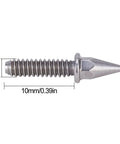 Premium Stainless Steel Lug Nuts With Spike Acorn Design 24Pcs Hex Screws M3 2.7mm 0.1in shown in detail view.