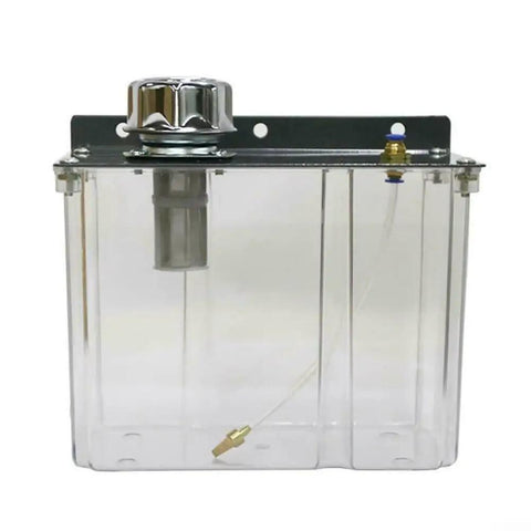Heavy Duty 3L Oil Mist Sprayer Featuring Massive Coolant Tank And Rust Proof Steel Frame, clear coolant reservoir.