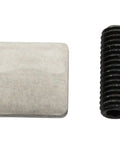 Front Derailleur Bolt and Plate Kit for R8000 Series Replacement, Pro Grade Steel and Aluminum Hardware for Smooth, Precise Shifting, Durable, Easy Install, No Fuss; steel plate and threaded bolt