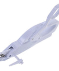 Electric Fabric Scissors Handheld Cutting Shears Cordless Multipurpose Sewing Tool For Quilting Tailor Work Portable White with safety lock.
