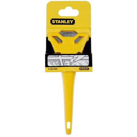 Beast Mode Heavy Duty Window Scraper With Durable Blade, Yellow Handheld Glass Tool For Removing Paint, Stickers And Residue