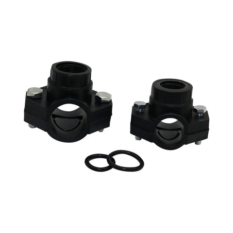 Beefy Heavy Duty Tube Saddle Clip For Irrigation And Greenhouse Pipes DN32 And DN25, Pipe Clamp Bracket 20 Pack For Watering Systems, Durable Saddle Clamp, High Pressure And Temperature Resistant