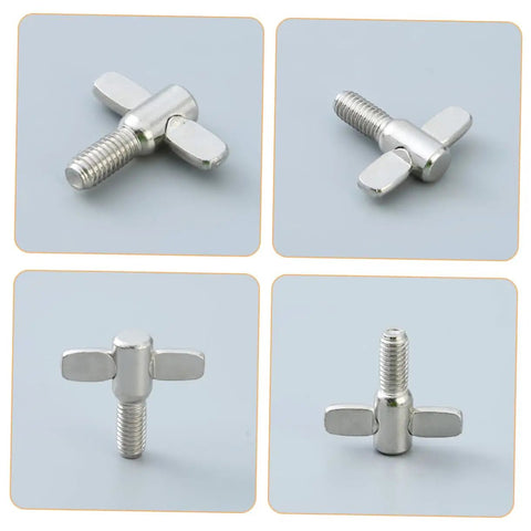 10 Piece Drum Kit Top Screw Fastener Set Durable Aluminum Drum Bolts For Secure Cymbal Attachment And Easy Install For Drummers And Percussionists