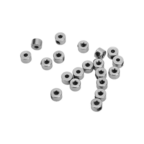 Durable Stainless Steel Landing Gear Stopper Wheel Collar Kit 20Pcs Set 2.1mm Shaft Fit For RC Planes And Model Aircraft