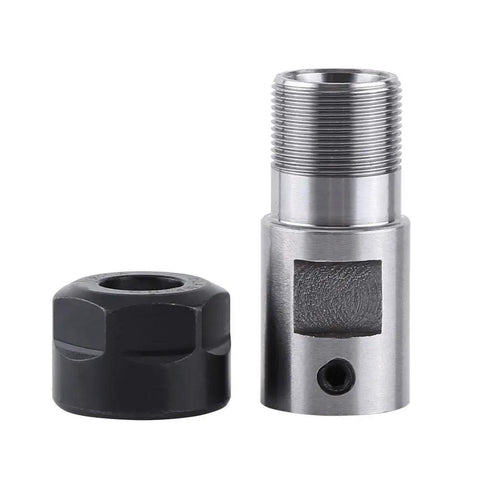8mm Collet Chuck For CNC Milling Spindle Shaft Inner With Straight Shank And Clamping Nut Pro Grade Precision Ground