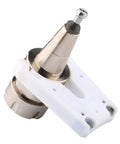 Automatic Tool Changer Bracket System For CNC Router Spindle ISO30 Taper locks, showing precision metal mount and white bracket design.