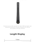 Tri Band 868MHz 915MHz 2 4 GHz Stick Antenna With SMA Connector 170mm Long Range FPV Ready Durable ABS Shell shown in length and connector views.