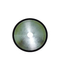 Six Inch Cutoff Diamond Wheel With 0.035 Inch Thickness And One And One Quarter Inch Arbor D1A1R Style 150 Grit top view