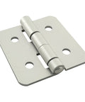14 Pack Four Hole Aluminum Door Hinge 40 Series Budget Friendly Lightweight Mounting Hinge For Small Doors 76.2mm Square Footprint 6.35mm Pin 34kg Max Load Corrosion Resistant Ideal For Dual Profile Applications, four-hole aluminum hinge