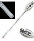 Two Pack CMM Touch Probe Styli With 2mm Ball Tip And 50mm Measuring Rod For Coordinate Measuring Machines Metrology Probes For High Precision Testing Shop Ready Quality Inspection Tools For Industrial Measurement, in case
