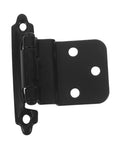 No Fuss Soft Closing Cabinet Hinge With Built In Spring Self Closing Door Closer For Kitchen And Electrical Cabinets Three Eighths Inch Black