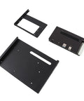 Thunderbolt 3 And 4 External GPU Dock Station With USB 4.0 PCIe 16X Slot ATX 24Pin Adapter For Gaming Laptops, black metal parts shown.