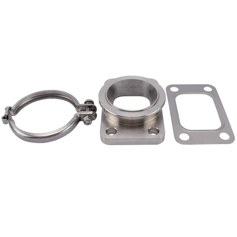 Forward Turbo 5449G Stainless Steel Vband Zero Point Seven Two AR IWG T25 Adapter components displayed.