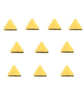 10 Pack Carbide Milling Inserts For TPCN32PDTR And TPG32 Lathe Cutters And Indexable End Mills arranged in two rows