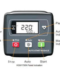 Generator Controller With Automatic Start Module For Genset Systems One Piece Spare Part Electronic Auto Start Relay Go To Replacement For Backup Generators front panel display