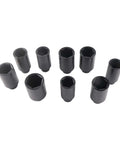 Heavy Duty 9-Piece Impact Rated Hex Socket Set For 1/2 Inch Drive Axle Hub Nuts Made From Hardened Chrome Steel Perfect For Pro Mechanic Tool Kits, black 29mm-38mm sockets