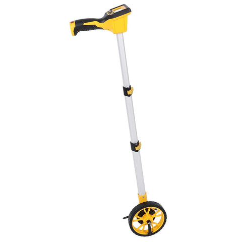 Kelawoly Digital Display Measuring Wheel Distance Measure with adjustable handle and wheel for accurate distance measurement.