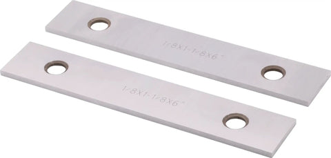 Steel Parallel Block Set for Machinists, Ten Matched Pairs, One Eighth Inch Thick, Six Inch Long, Heights From One Half Inch to One And Five Eighths Inch, Precision Machining Spacers for Setup and Alignment