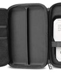 Open MR10 2 Compatible Protective Case For Moisture Meter With Remote Pin Probe, rugged shell, shock absorbent compartments visible.