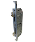 Sliding Patio Door Mortise Lock For Two Panel Systems, Genuine OEM Replacement Hardware, side view showing metal construction