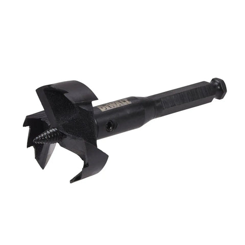 Self Feed Drill Bit 2 Inch With 7/16 Quick Change Shank, Three Hardened Cutting Surfaces For Long Life