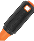 Close-up handle of Insulated Screwdriver Set 1000V Rated With 6 Piece Kit Featuring 3 Phillips 2 Slotted And Square Tips Made In USA