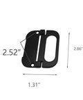10 Pack Black Recessed Cabinet Pulls With Screws For Closet Cupboard And Dresser Drawers Hidden Finger Pull Handles