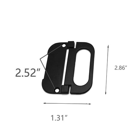 10 Pack Black Recessed Cabinet Pulls With Screws For Closet Cupboard And Dresser Drawers Hidden Finger Pull Handles