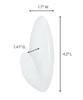 Damage Free Bathroom Organization 3 Large Towel Hooks With Water Resistant Strips No Tools Needed Easy Install Clear Frosted Finish