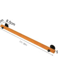 13 Foot Round Wood Stair Handrail Features Non Slip Grip For Instant Attic Stability Easy No Sweat Install Works Like A Charm On Basement Flights And Hallways For A Dope Home Upgrade. Dimensions showing 1ft-20ft length and diameter.