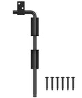 Keep Your Backyard Gate Locking Down Tight With This Straight Up Tough 12 Inch Cane Bolt Drop Rod Solid Steel Security Stopper For Wood Metal Vinyl Fences No Rust Just A Ridiculously Strong Ground Latch That Works Like A Champ.