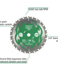 7-1/4 Inch 24T Framing And Ripping VPR Circular Saw Blades With Beefed Up Micro Grain Tungsten Carbide And 5/8 Inch Diamond Arbor