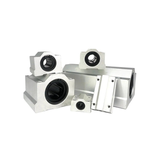Linear Bearing Slides SCS20UU 20mm Length for CNC Parts and 3D Printer Upgrades, Precision Tooling for DIY Rigs, Robotics, and Auto Equipment, For Smooth Sliding, Reduced Play, and Durable Performance in Demanding Builds. 20mm linear bearing blocks, aluminum