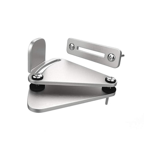 Stainless Steel Barn Door Lock Hardware Sliding Privacy Latch For Closet Shed Pocket Doors And Wood Gates Brushed Nickel Finish