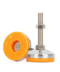 4 Pcs M16 Adjustable Furniture Leveling Feet Heavy Duty Stainless Steel Leg Supports For Tables Chairs And Cabinets