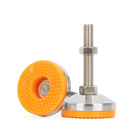 4 Pcs M16 Adjustable Furniture Leveling Feet Heavy Duty Stainless Steel Leg Supports For Tables Chairs And Cabinets