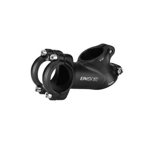 31.8Mm Handlebar Stem 70Mm Length 35 Degree Riser For BMX MTB Road And Mountain Bikes Aluminum Alloy Upgrade With Easy Install And Durable High Strength Construction For Responsive Control displaying side view