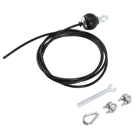 Durable Fitness Pulley Cable With Stop Ball For Home Gym DIY Setup Versatile Cable Pulley System With Accessories