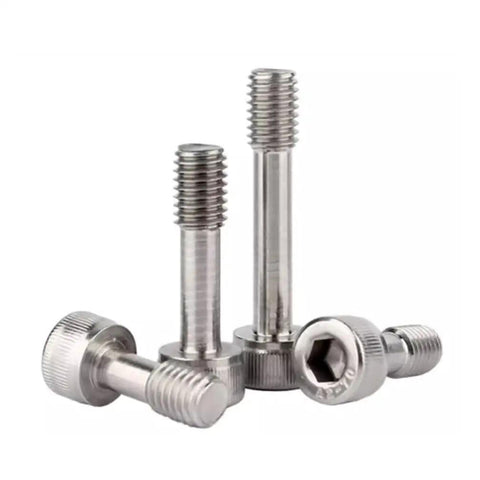 M6 x 35mm Captive Screws With Hex Socket Cap Head Stainless Steel 5 Pack For Panels And Electronics 6.0mm Thread 35mm Length 1.0mm Pitch 10mm Head Diameter Silver Finish